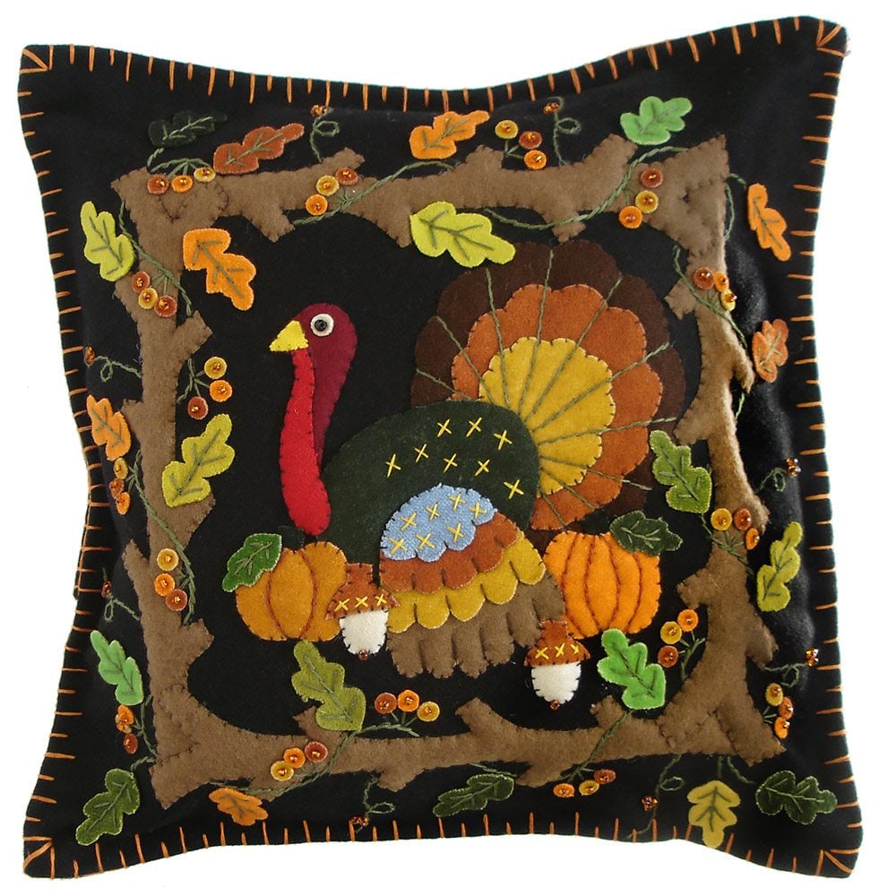 Framed Turkey Pillow