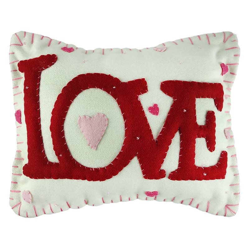 Love and Hearts Pillow