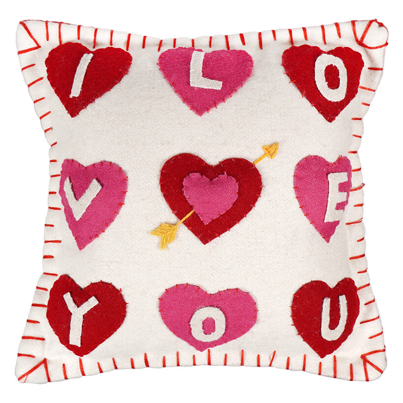 I Love You Heart Pillow
