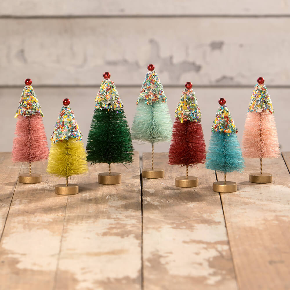 Christmas Mini Cupcake Trees Set/7