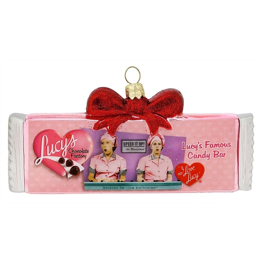 Lucy's Famous Chocolate Candy Bar Ornament