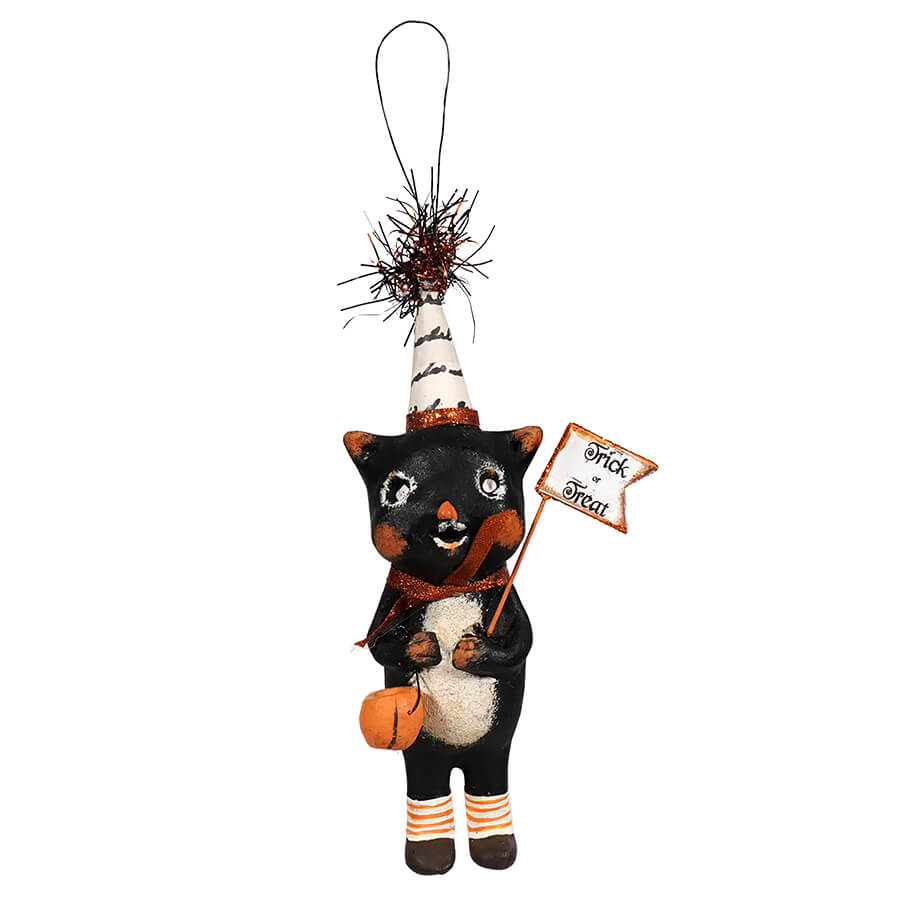 Trick or Treat Kitty Ornament