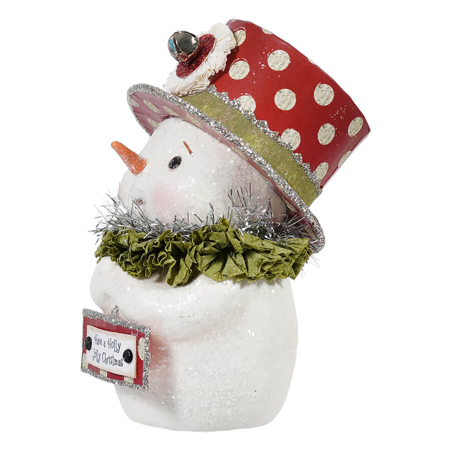 Holly Jolly Top Hat Snow Buddy