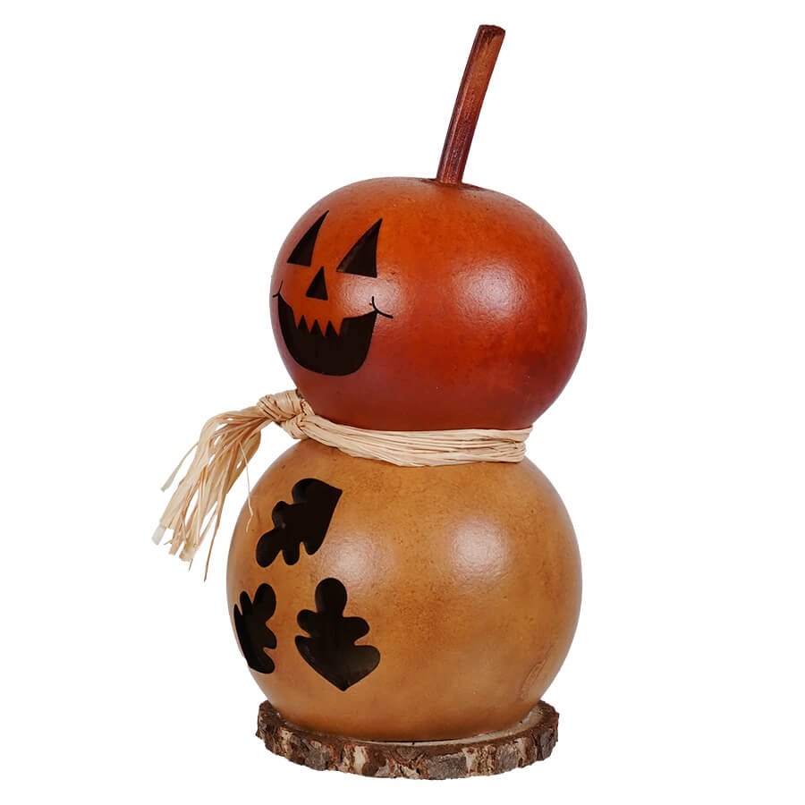 Tiny Dexter Fall Jack-O'-Lantern Gourd