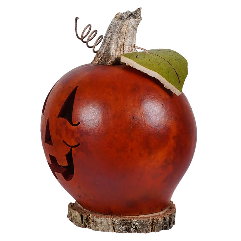 Lucas Miniature Jack-O'-Lantern Gourd