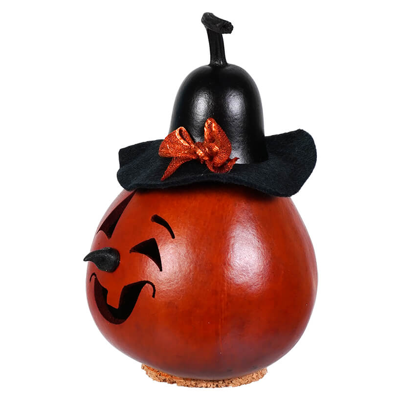 Klarissa Miniature Jack-O'-Lantern Gourd