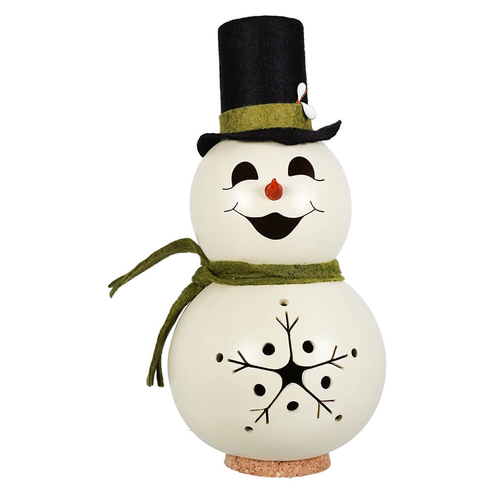 Meadowbrooke Top Hat Snowman Gourd