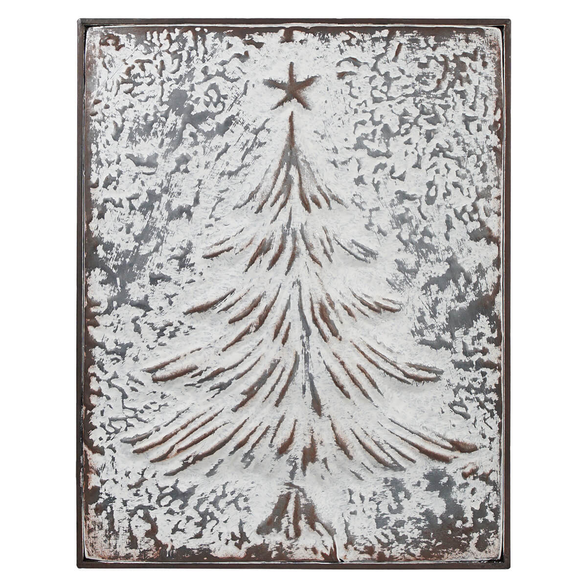Metal Christmas Tree Wall Piece