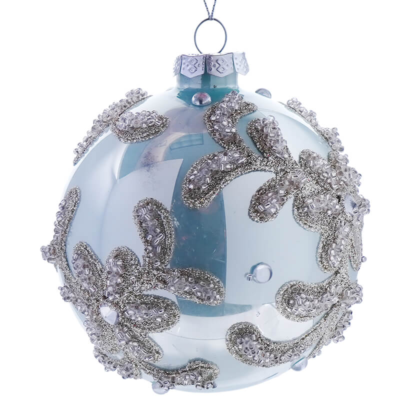 Glass Beaded Trinity Ball Ornament