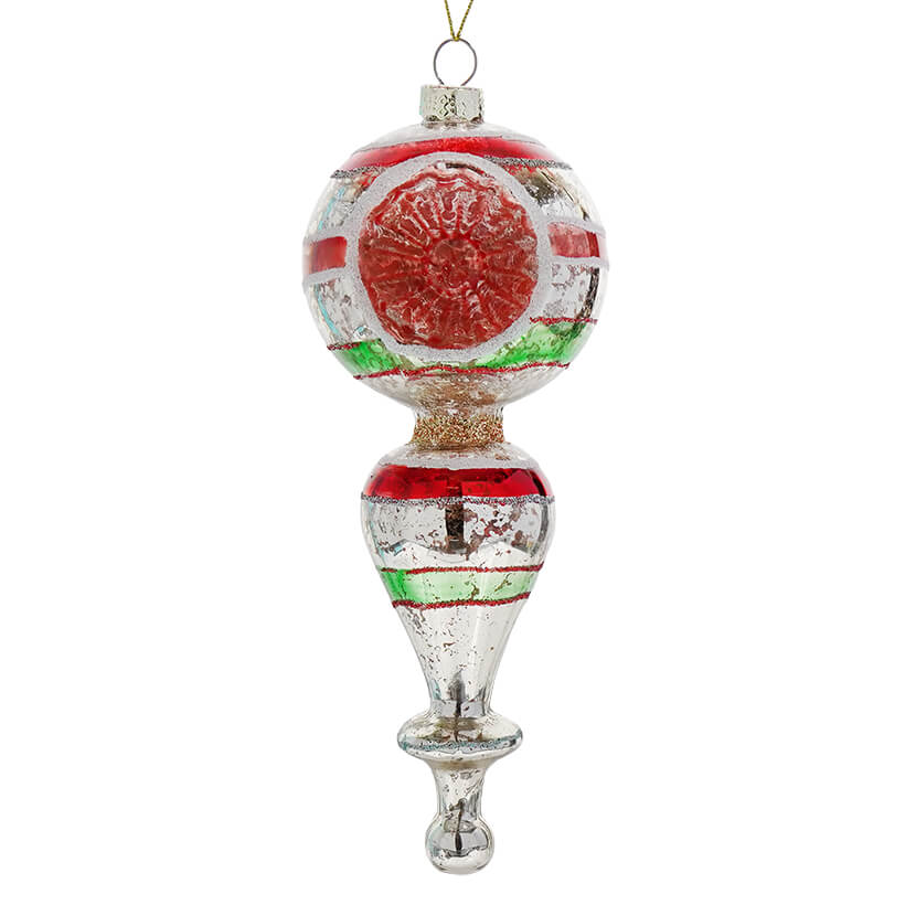 Reflector Ball Finial Ornament