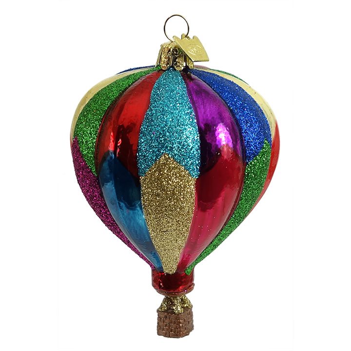 Multi-Colored Hot Air Balloon Ornament