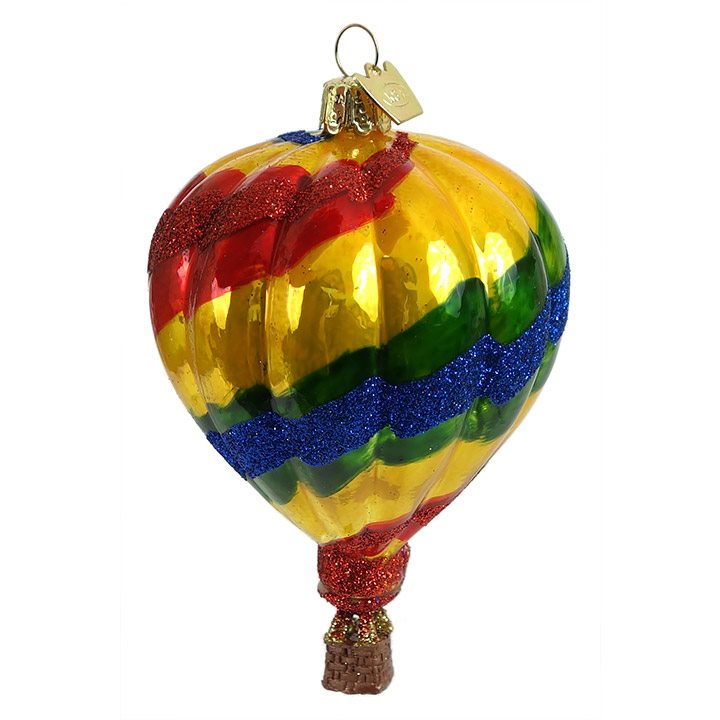 Swirl Hot Air Balloon Ornament