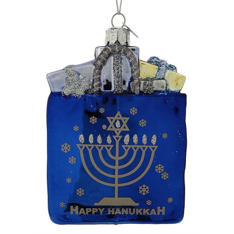 Happy Hanukkah Gift Bag Ornament