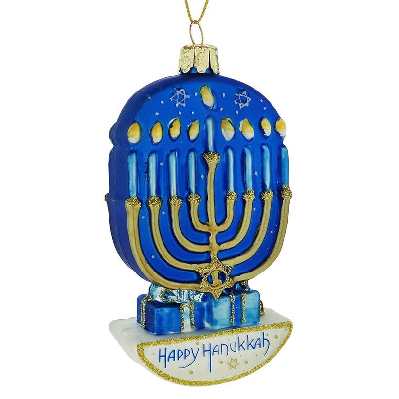 Hanukkah Menorah Ornament