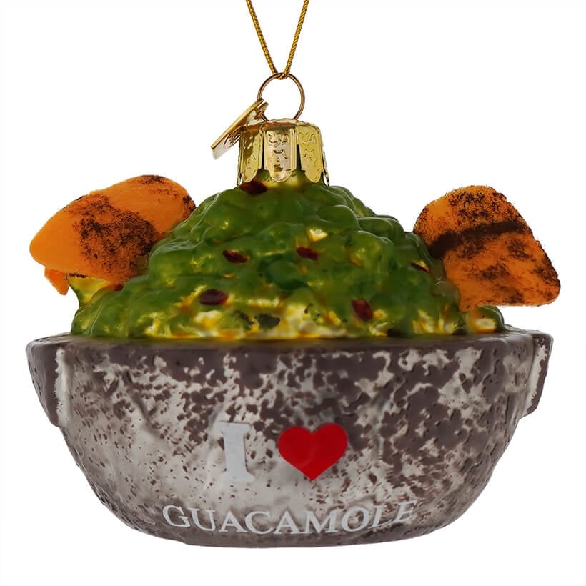 I Love Guacamole Bowl Ornament