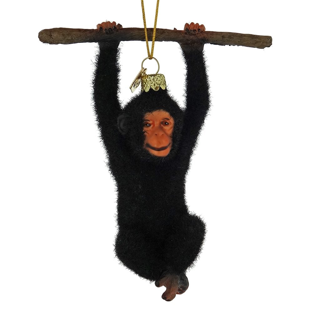 Monkey on a Branch Ornament