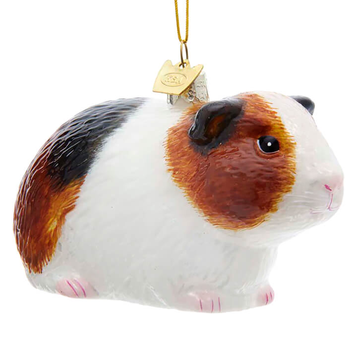 Glass Guinea Pig Ornament