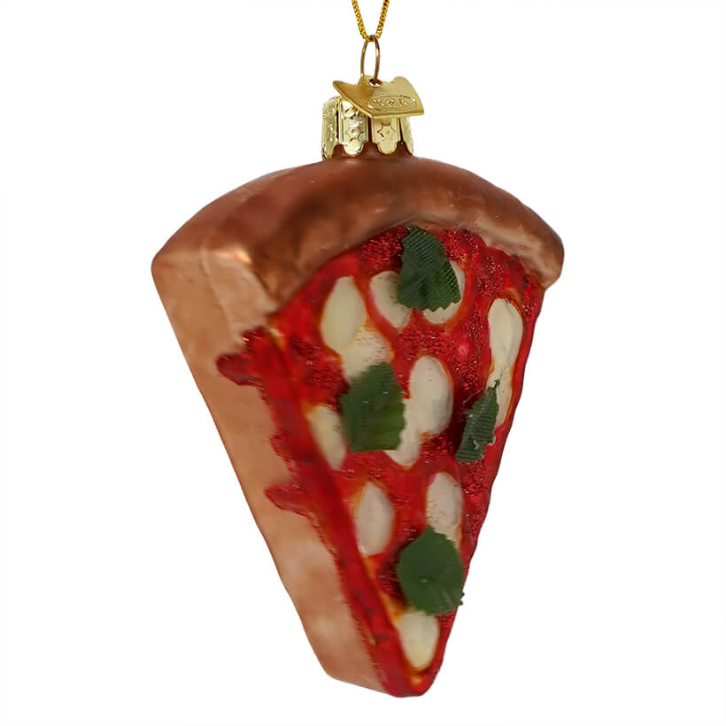 Margherita Pizza Slice Ornament