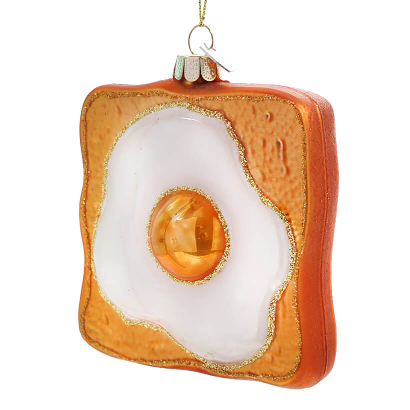 Noble Gems Fried Egg On Toast Ornament