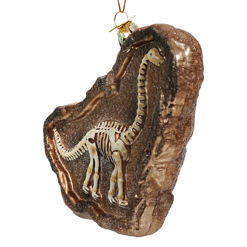 Brontosaurus Dinosaur Fossil Ornament