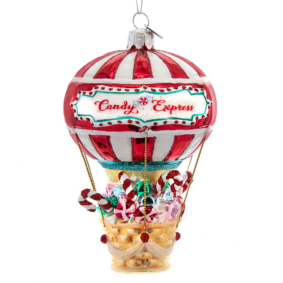 Candy Hot Air Balloon Ornament