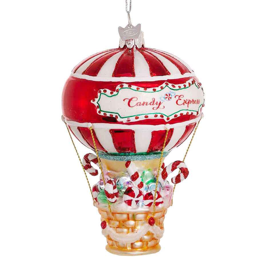 Candy Hot Air Balloon Ornament