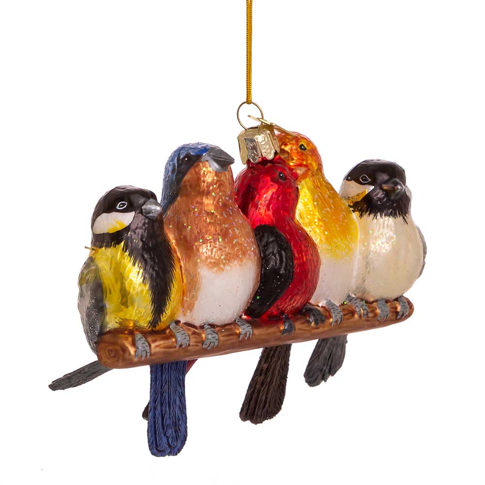 Songbirds On Branch Ornament