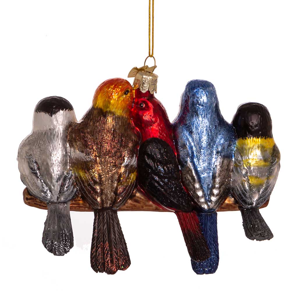 Songbirds On Branch Ornament