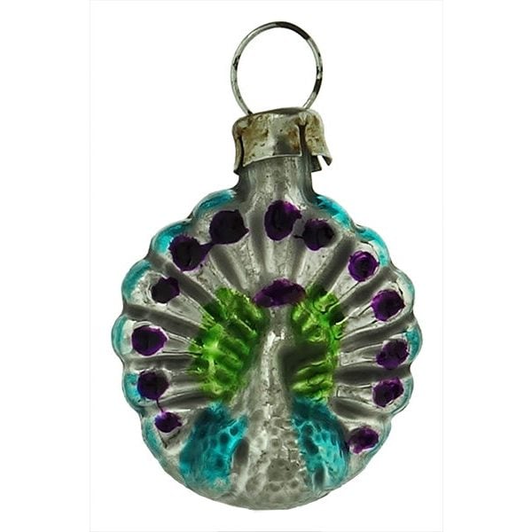 Mini Peacock Ornament