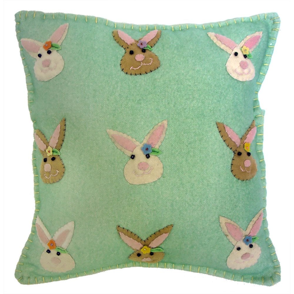 Nine Bunnies Pillow