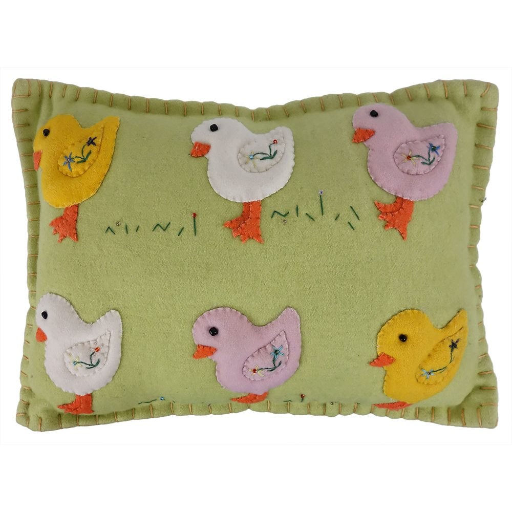 Six Chicks Pillow