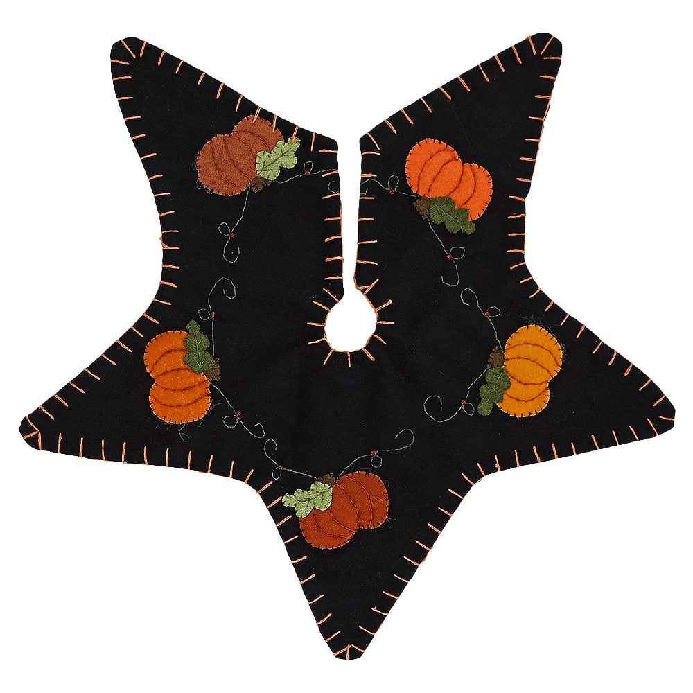 Pumpkins Star Tree Skirt