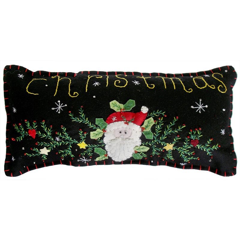 Christmas With Santa Head Pillow