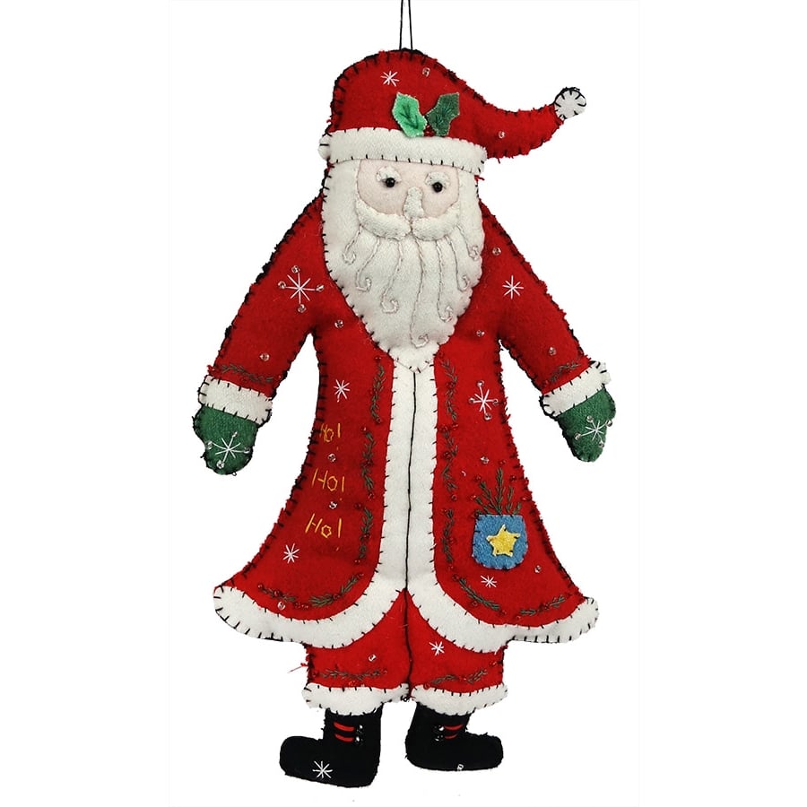 Ho Ho Ho Skinny Santa Ornament