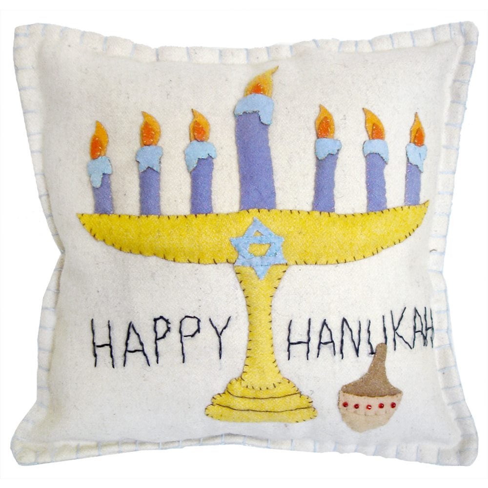 Happy Hanukkah Pillow