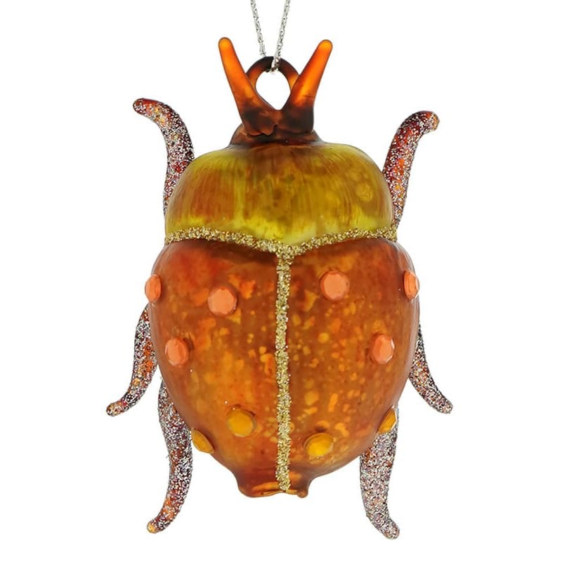 Glittered Ladybug Ornament