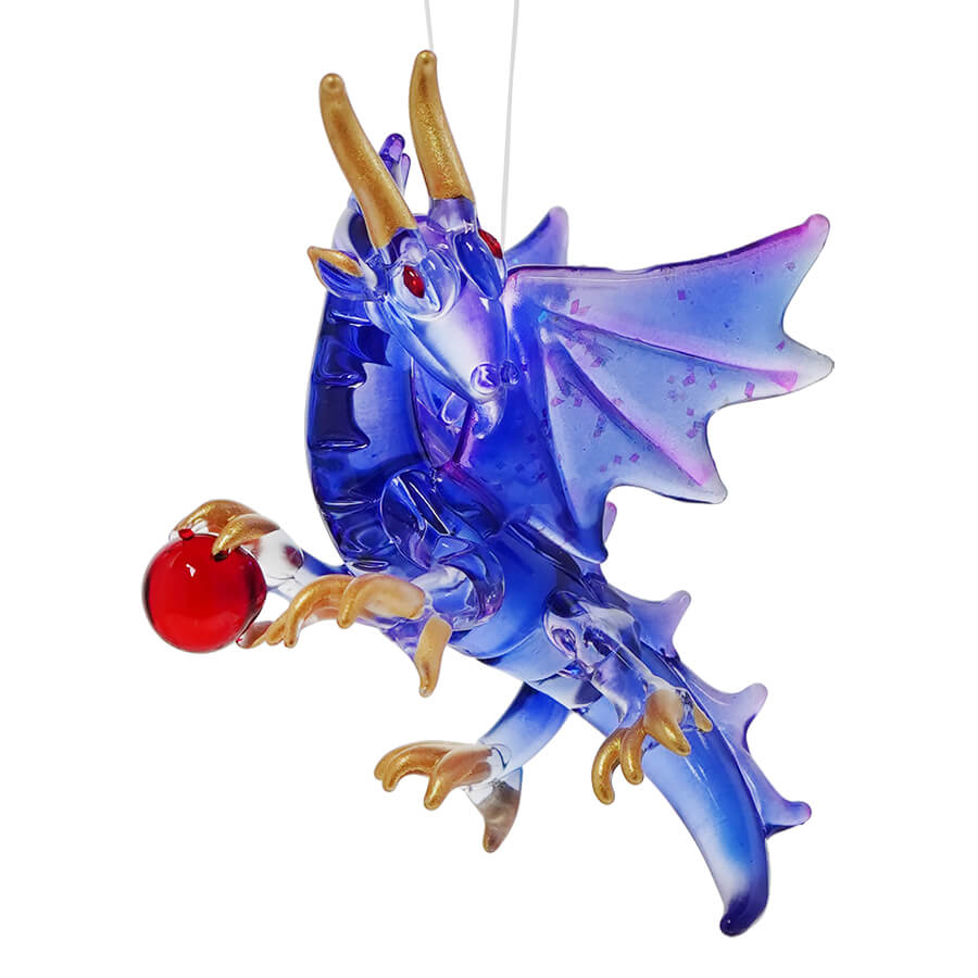 Purple Wicked Dragon Ornament
