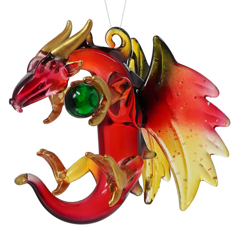 Red Wicked Dragon Ornament