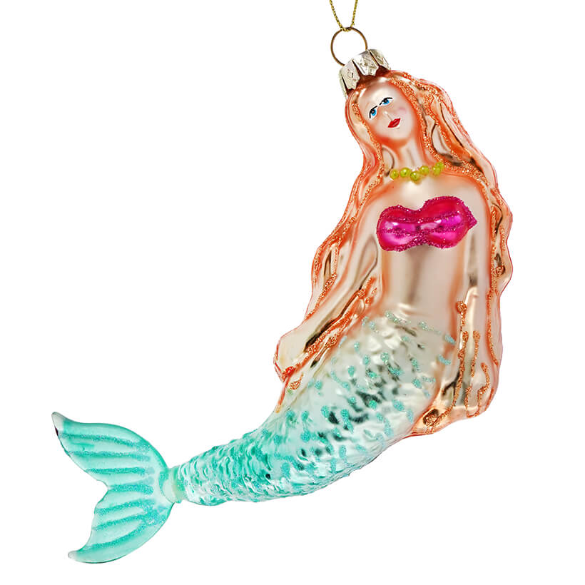Blue Mermaid Ornament