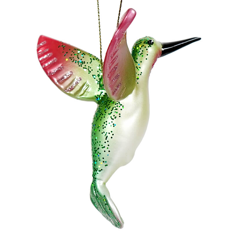 Hummingbird Glitter Ornament