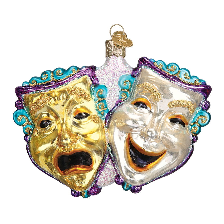 Comedy & Tragedy Masks Ornament