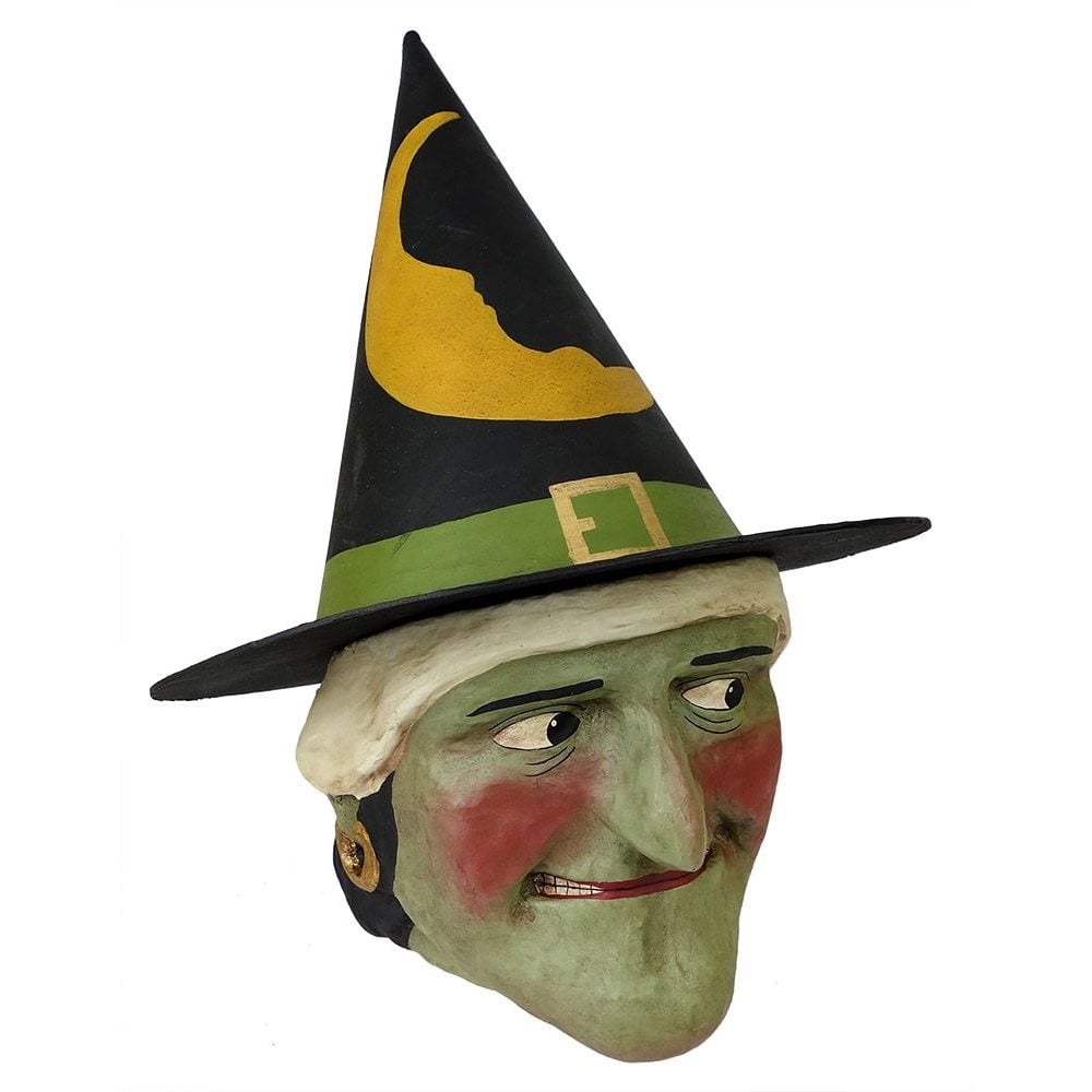 Large Green Faced Witch Candy Bucket