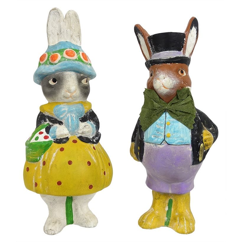 Dapper Bunny Couple Set/2