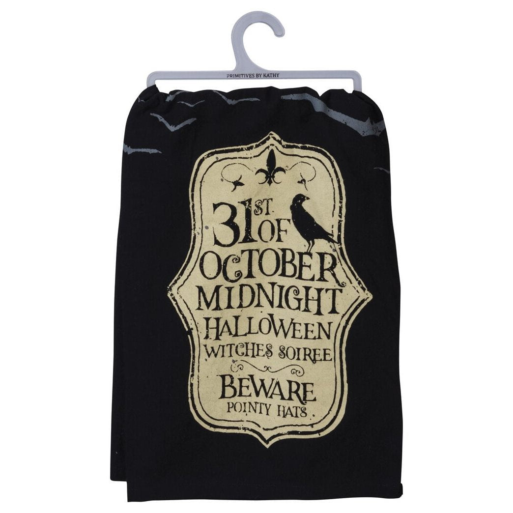 Midnight Witches Soiree Halloween Towel