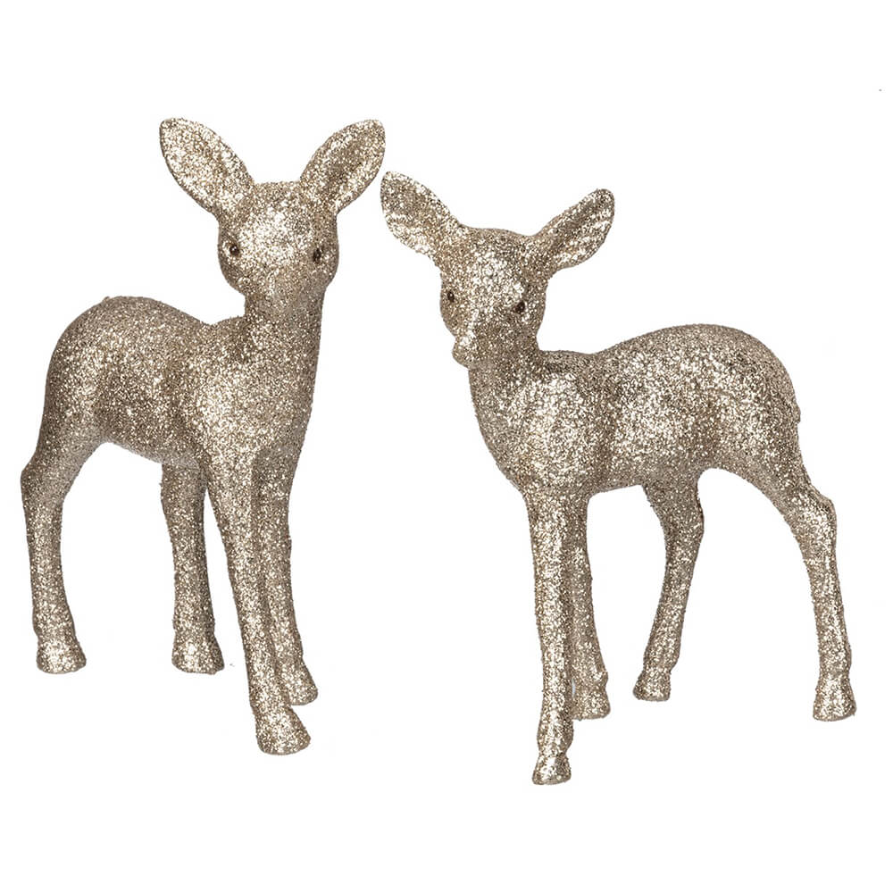 Standing Deer Figurines Set/2
