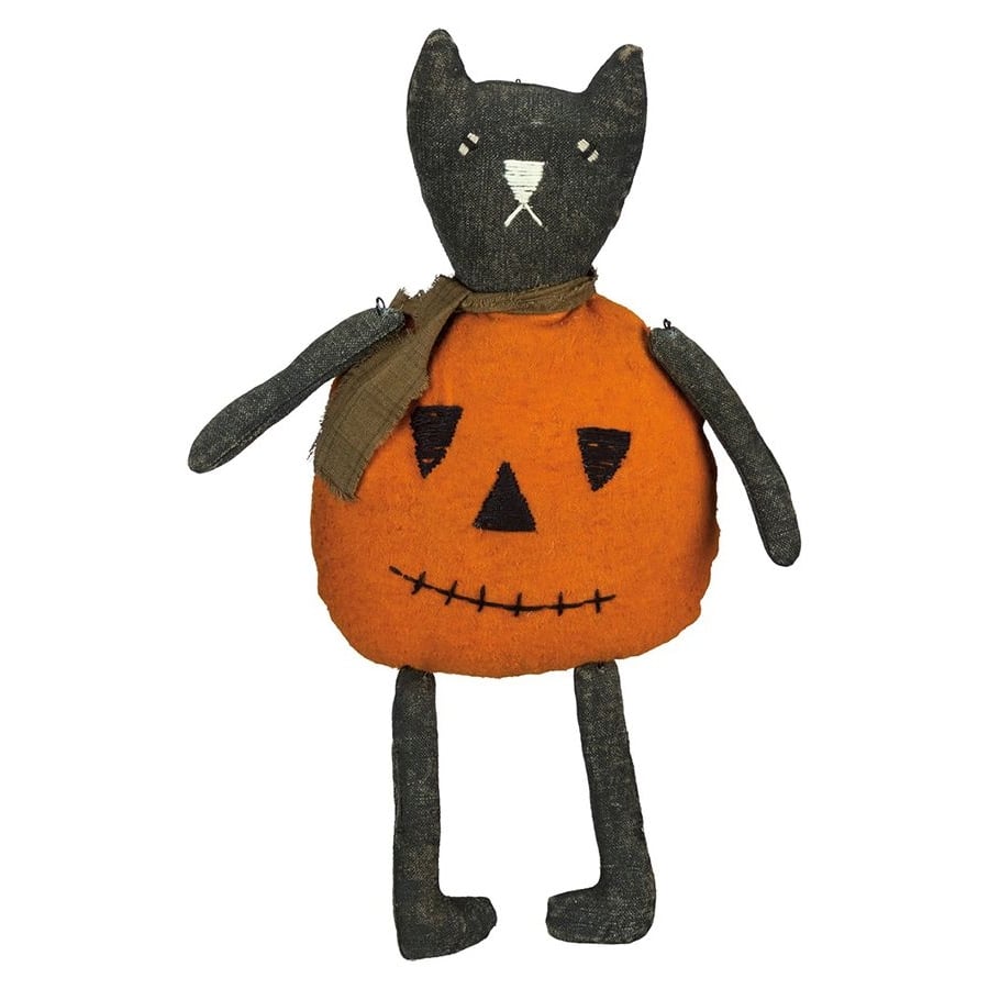 Jack O' Lantern Cat Doll