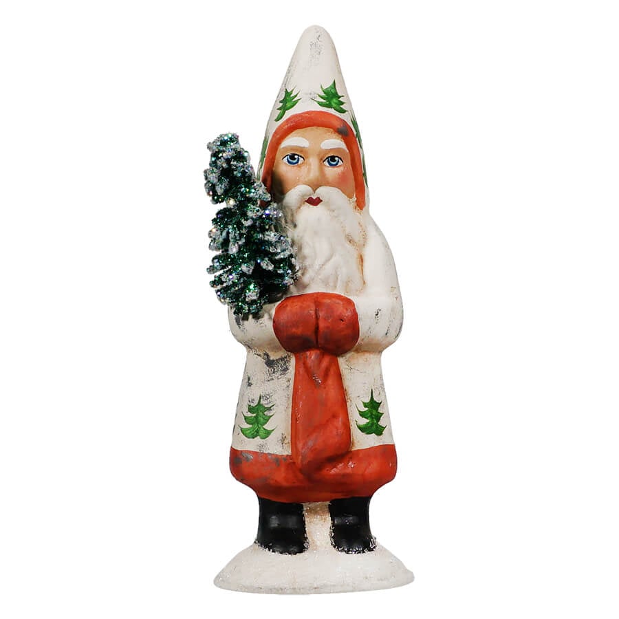 Small Vintage Tree Decor Santa