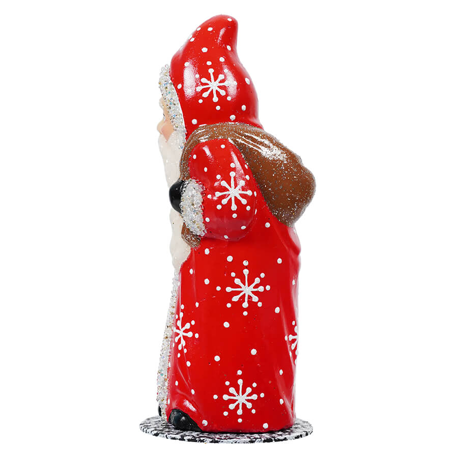Red Santa With Snowflake Coat