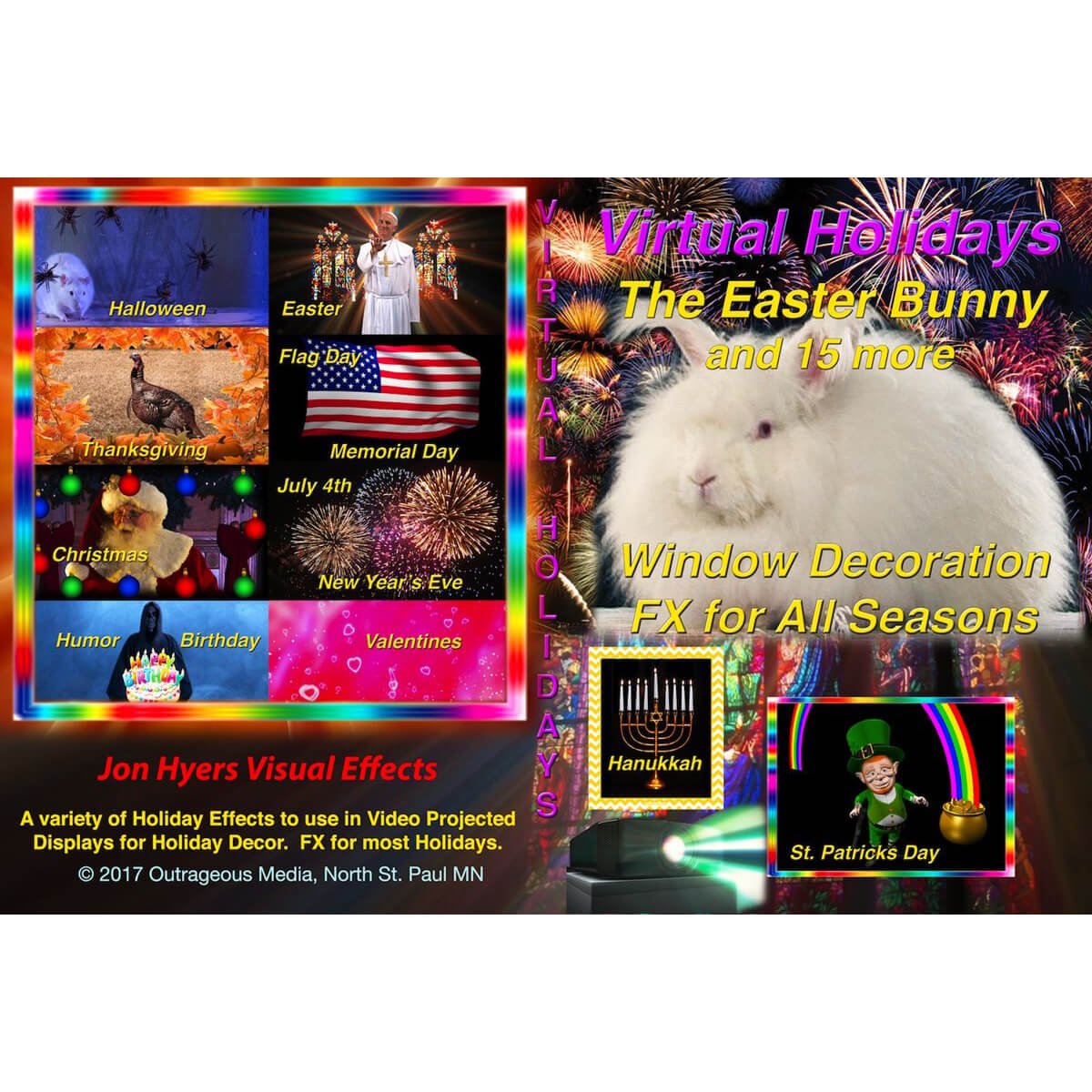 Virtual All Holidays Projection DVD