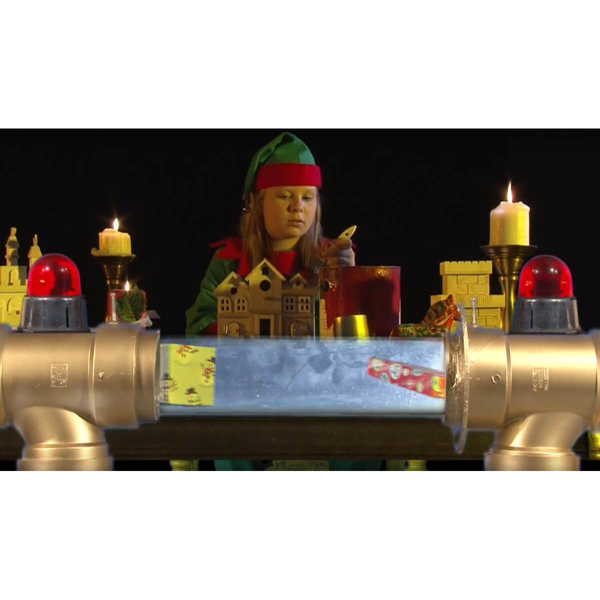 Santa's Workshop & Elves Toy Factory Projection DVD or USB